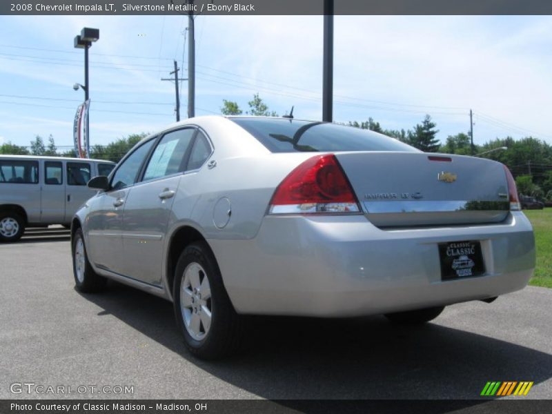 Silverstone Metallic / Ebony Black 2008 Chevrolet Impala LT