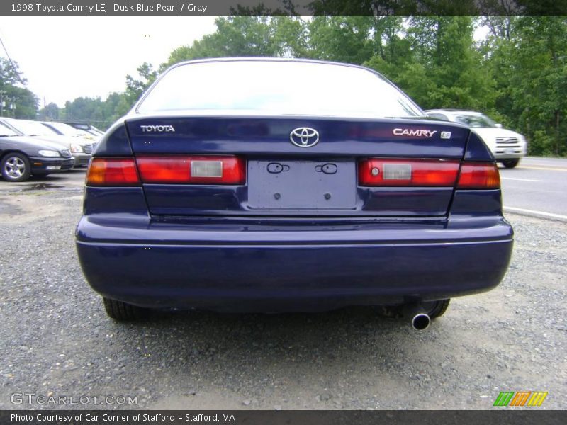 Dusk Blue Pearl / Gray 1998 Toyota Camry LE