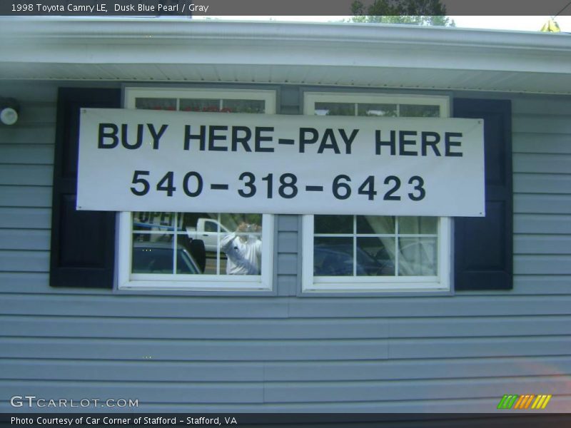 Dusk Blue Pearl / Gray 1998 Toyota Camry LE