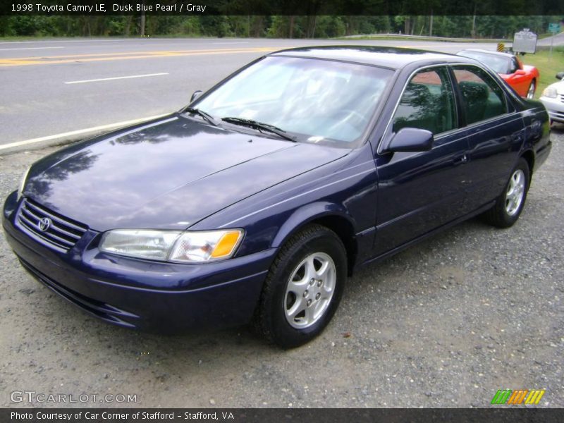 Dusk Blue Pearl / Gray 1998 Toyota Camry LE