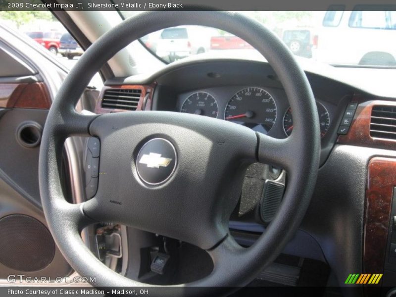 Silverstone Metallic / Ebony Black 2008 Chevrolet Impala LT