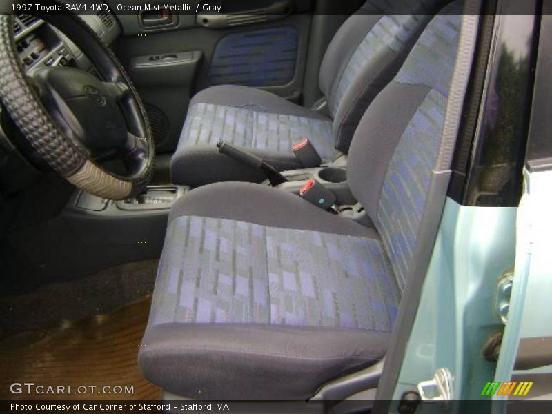 Ocean Mist Metallic / Gray 1997 Toyota RAV4 4WD