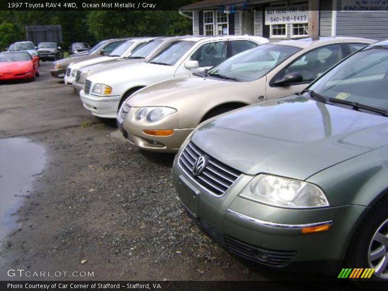 Ocean Mist Metallic / Gray 1997 Toyota RAV4 4WD