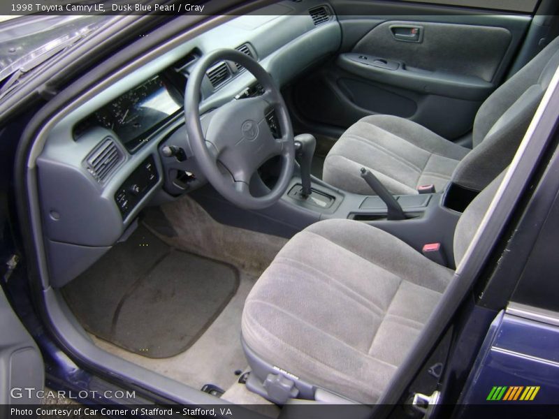 Dusk Blue Pearl / Gray 1998 Toyota Camry LE