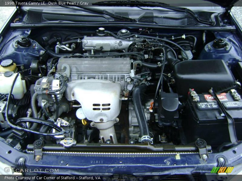 Dusk Blue Pearl / Gray 1998 Toyota Camry LE