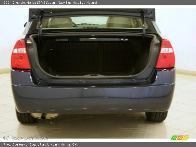 Navy Blue Metallic / Neutral 2004 Chevrolet Malibu LT V6 Sedan