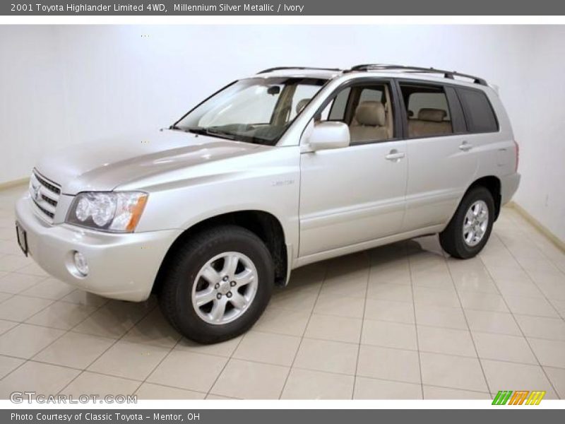 Millennium Silver Metallic / Ivory 2001 Toyota Highlander Limited 4WD