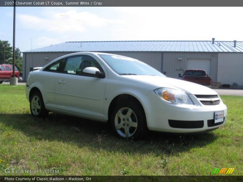 Summit White / Gray 2007 Chevrolet Cobalt LT Coupe