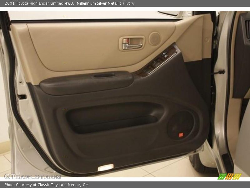 Millennium Silver Metallic / Ivory 2001 Toyota Highlander Limited 4WD
