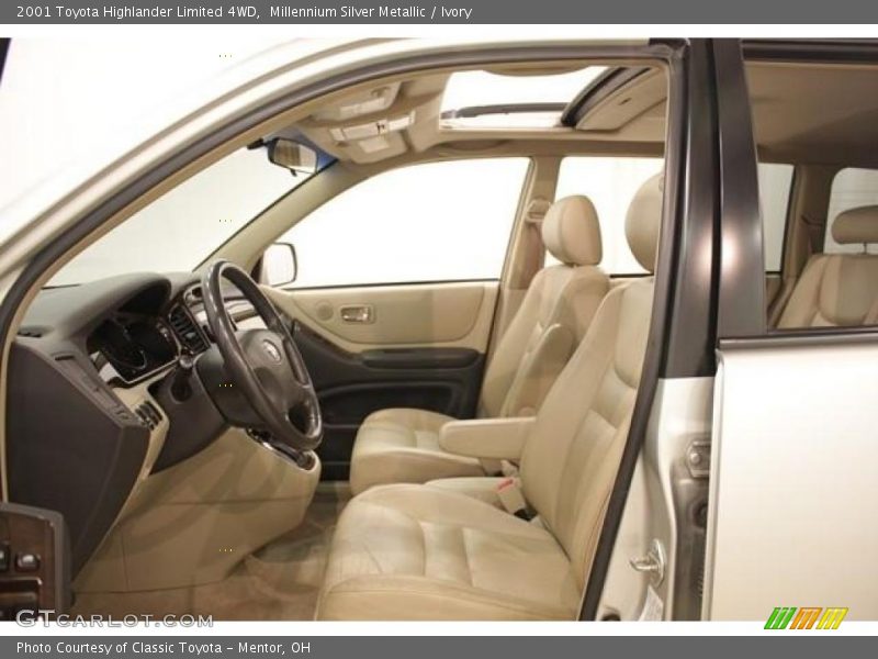 Millennium Silver Metallic / Ivory 2001 Toyota Highlander Limited 4WD
