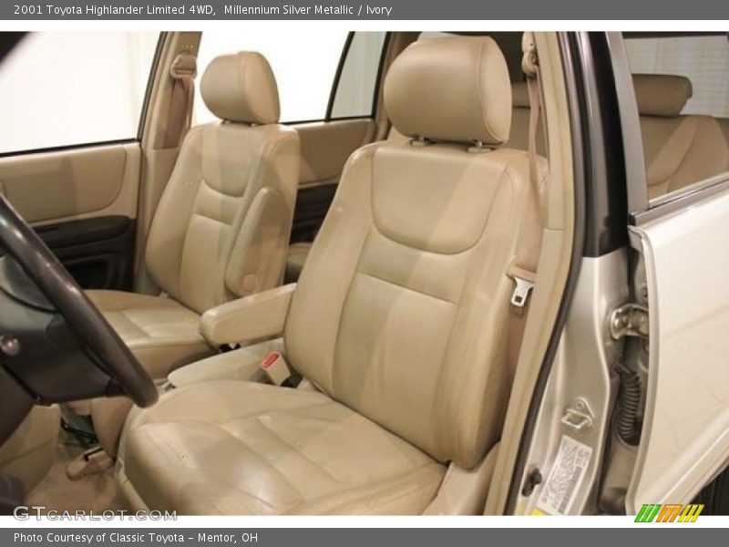 Millennium Silver Metallic / Ivory 2001 Toyota Highlander Limited 4WD