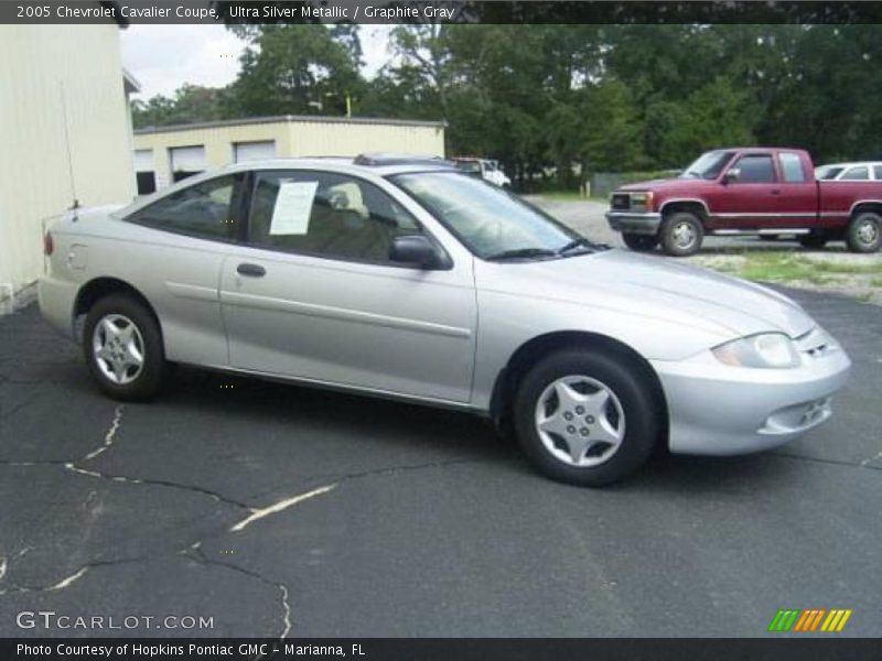Ultra Silver Metallic / Graphite Gray 2005 Chevrolet Cavalier Coupe