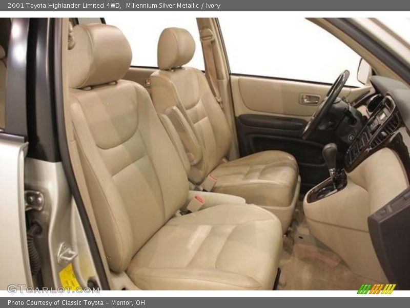 Millennium Silver Metallic / Ivory 2001 Toyota Highlander Limited 4WD