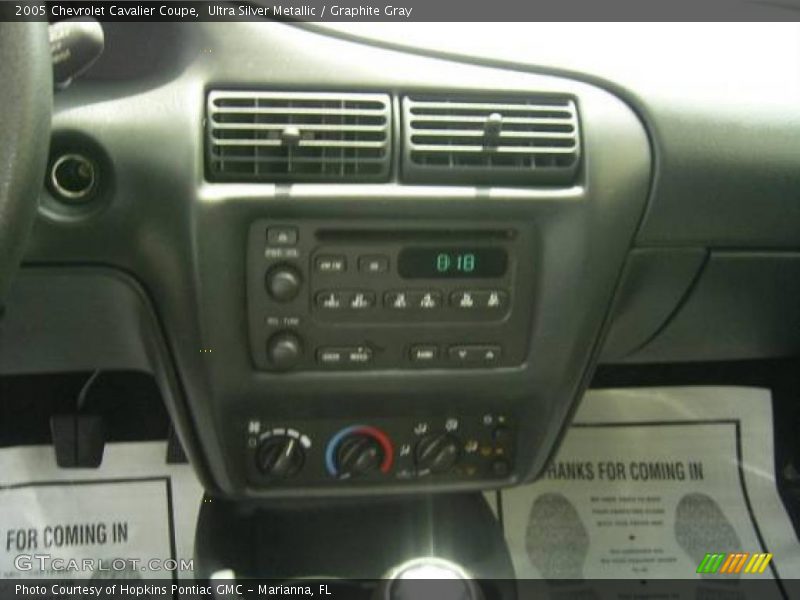 Ultra Silver Metallic / Graphite Gray 2005 Chevrolet Cavalier Coupe