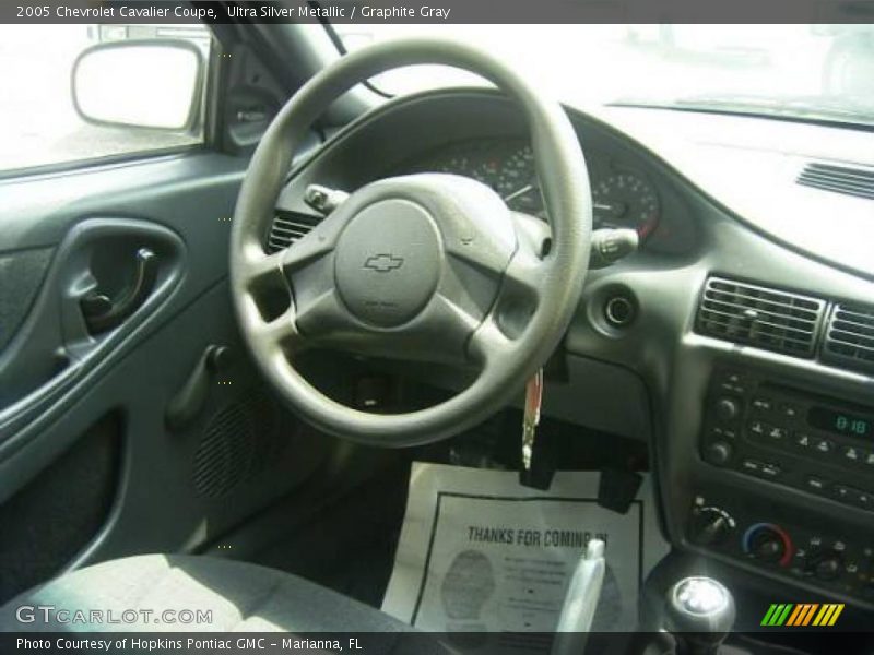 Ultra Silver Metallic / Graphite Gray 2005 Chevrolet Cavalier Coupe