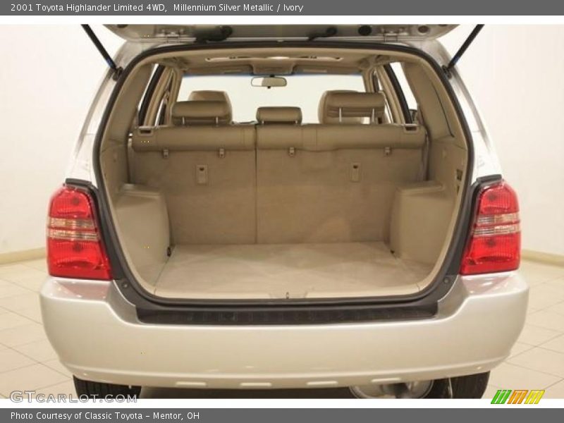 Millennium Silver Metallic / Ivory 2001 Toyota Highlander Limited 4WD