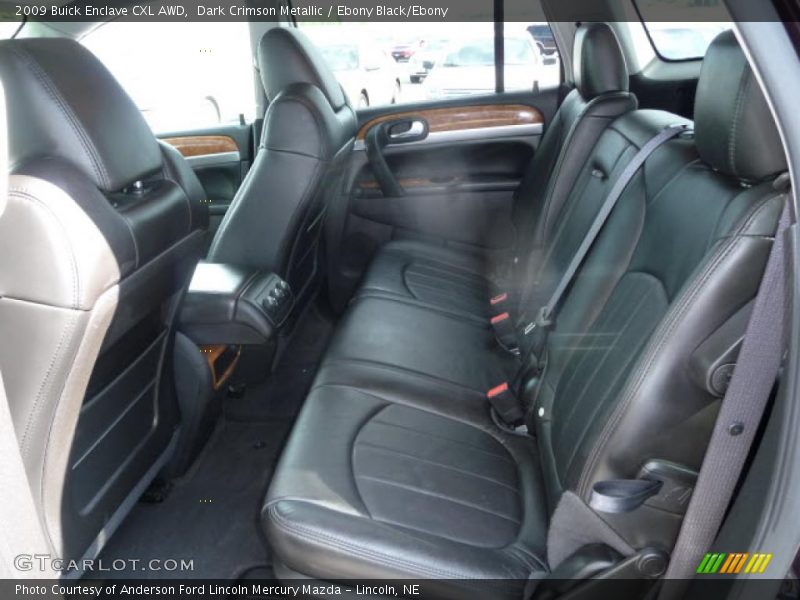 Dark Crimson Metallic / Ebony Black/Ebony 2009 Buick Enclave CXL AWD