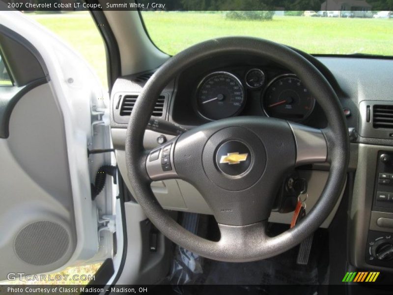 Summit White / Gray 2007 Chevrolet Cobalt LT Coupe