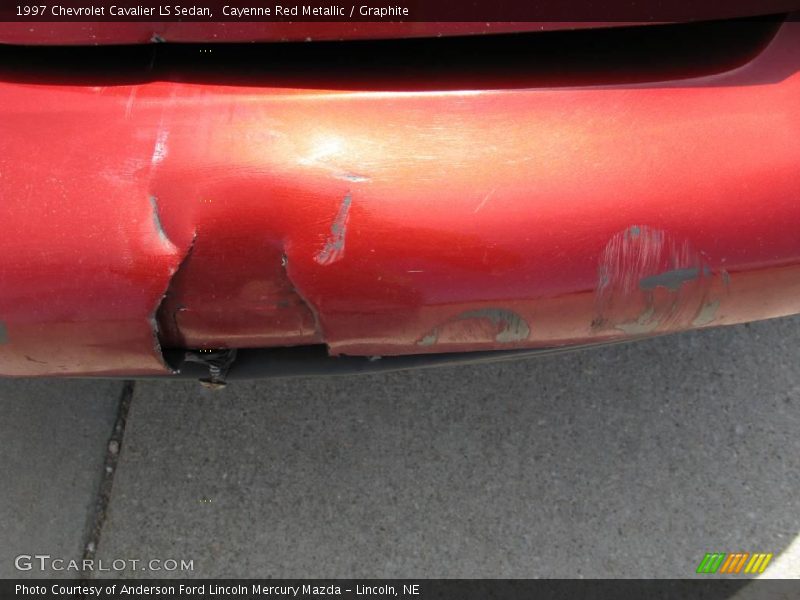 Cayenne Red Metallic / Graphite 1997 Chevrolet Cavalier LS Sedan