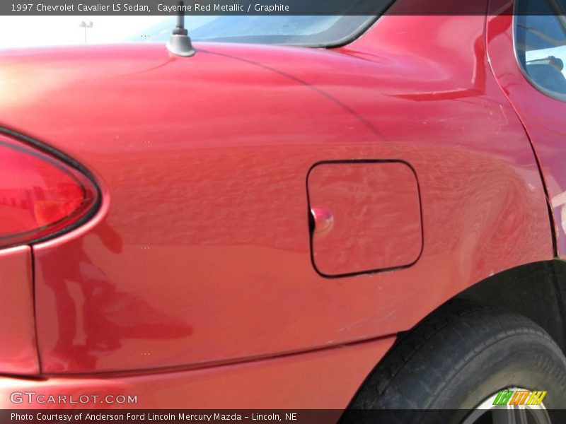Cayenne Red Metallic / Graphite 1997 Chevrolet Cavalier LS Sedan
