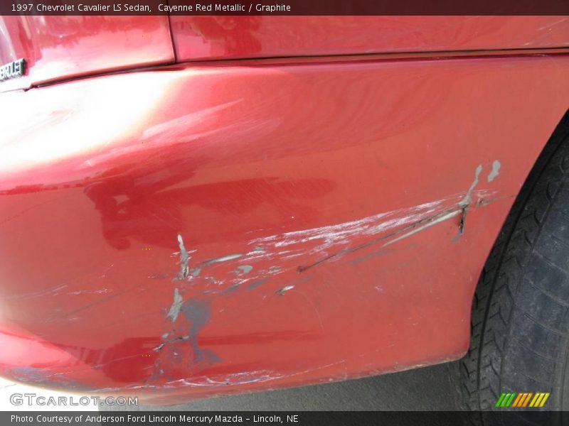 Cayenne Red Metallic / Graphite 1997 Chevrolet Cavalier LS Sedan