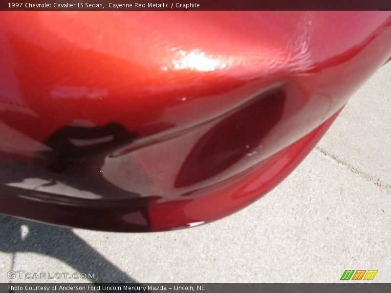 Cayenne Red Metallic / Graphite 1997 Chevrolet Cavalier LS Sedan