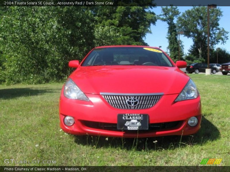 Absolutely Red / Dark Stone Gray 2004 Toyota Solara SE Coupe