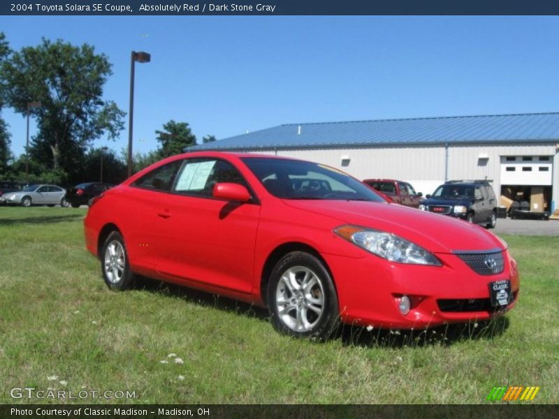 Absolutely Red / Dark Stone Gray 2004 Toyota Solara SE Coupe