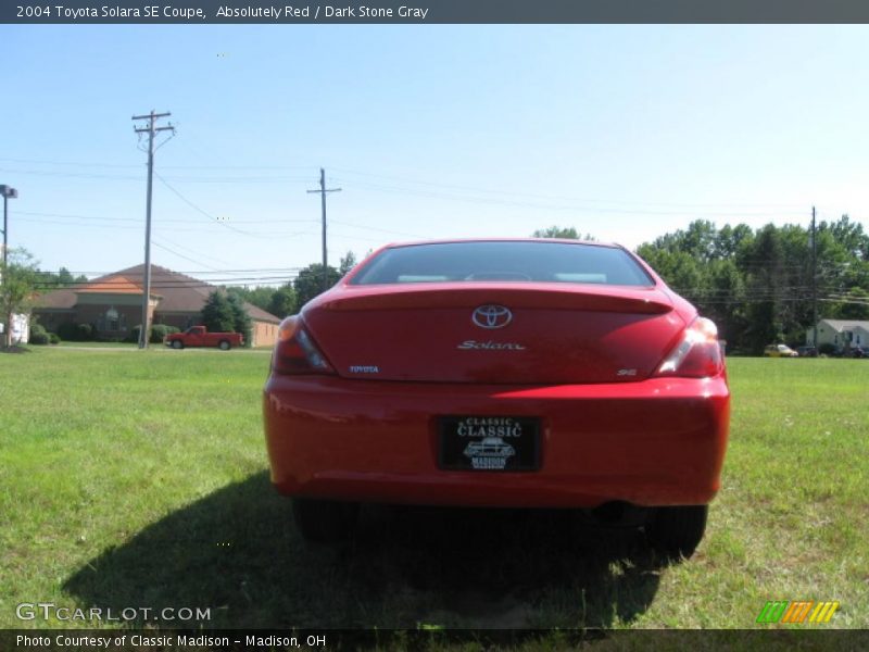 Absolutely Red / Dark Stone Gray 2004 Toyota Solara SE Coupe