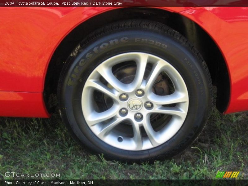 Absolutely Red / Dark Stone Gray 2004 Toyota Solara SE Coupe