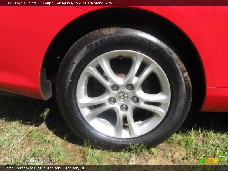 Absolutely Red / Dark Stone Gray 2004 Toyota Solara SE Coupe