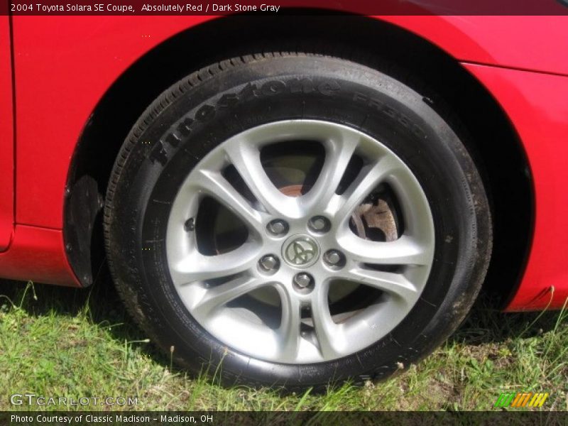 Absolutely Red / Dark Stone Gray 2004 Toyota Solara SE Coupe
