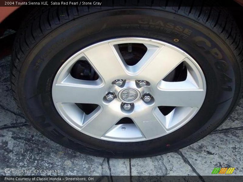 Salsa Red Pearl / Stone Gray 2004 Toyota Sienna XLE