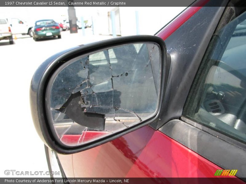 Cayenne Red Metallic / Graphite 1997 Chevrolet Cavalier LS Sedan