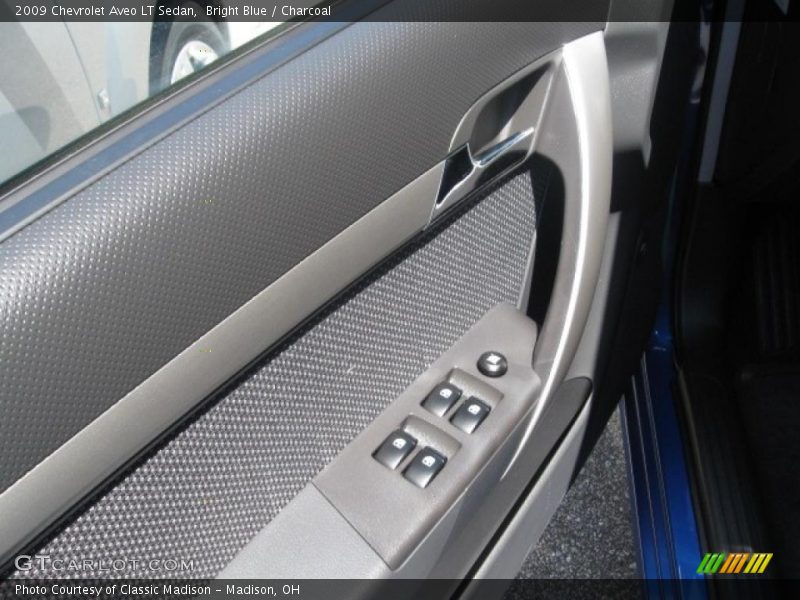Bright Blue / Charcoal 2009 Chevrolet Aveo LT Sedan