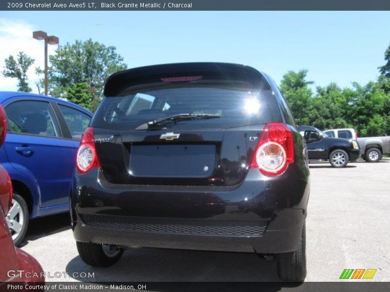 Black Granite Metallic / Charcoal 2009 Chevrolet Aveo Aveo5 LT