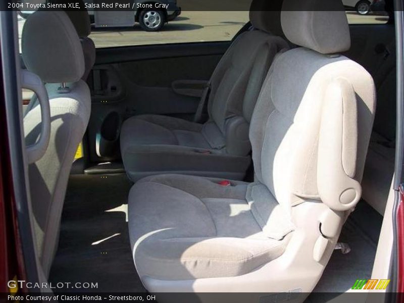 Salsa Red Pearl / Stone Gray 2004 Toyota Sienna XLE