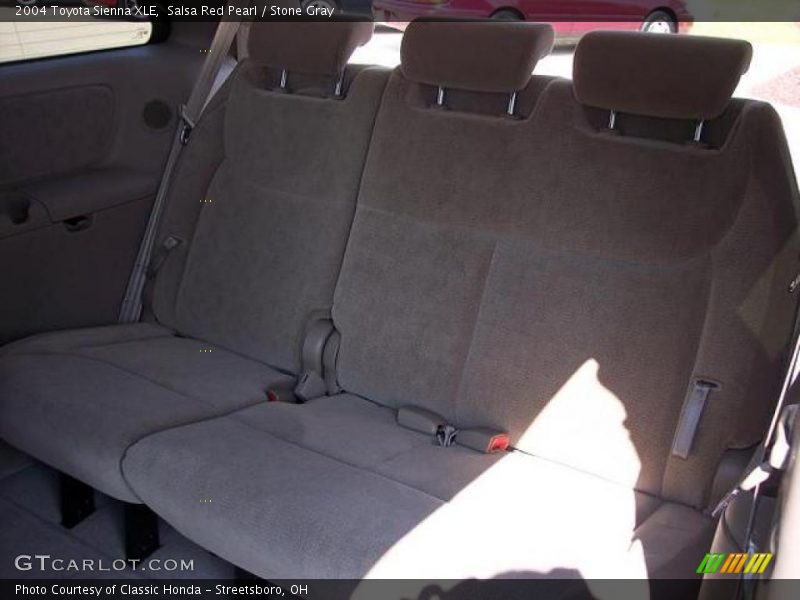 Salsa Red Pearl / Stone Gray 2004 Toyota Sienna XLE