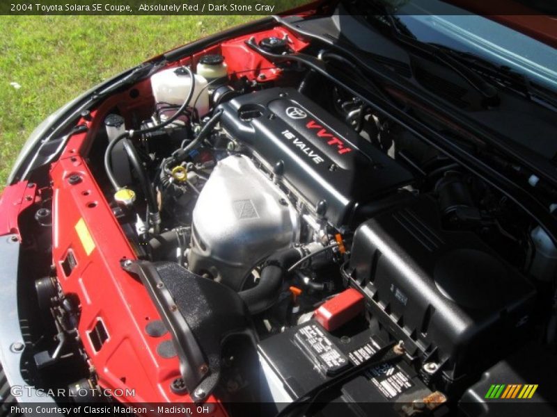 Absolutely Red / Dark Stone Gray 2004 Toyota Solara SE Coupe