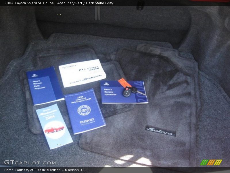 Absolutely Red / Dark Stone Gray 2004 Toyota Solara SE Coupe