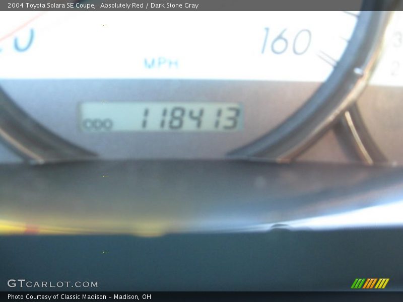 Absolutely Red / Dark Stone Gray 2004 Toyota Solara SE Coupe