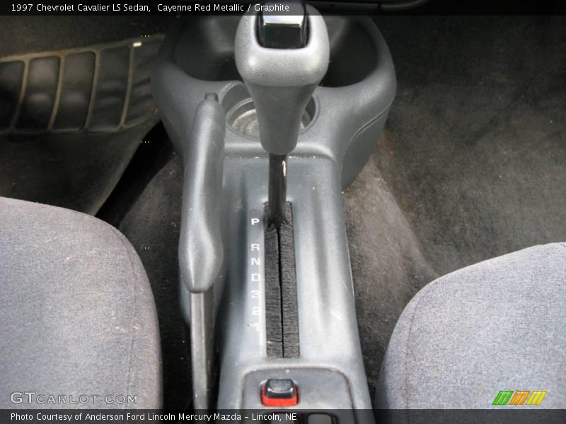 Cayenne Red Metallic / Graphite 1997 Chevrolet Cavalier LS Sedan