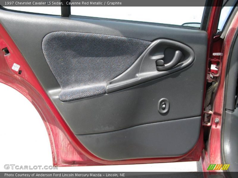 Cayenne Red Metallic / Graphite 1997 Chevrolet Cavalier LS Sedan