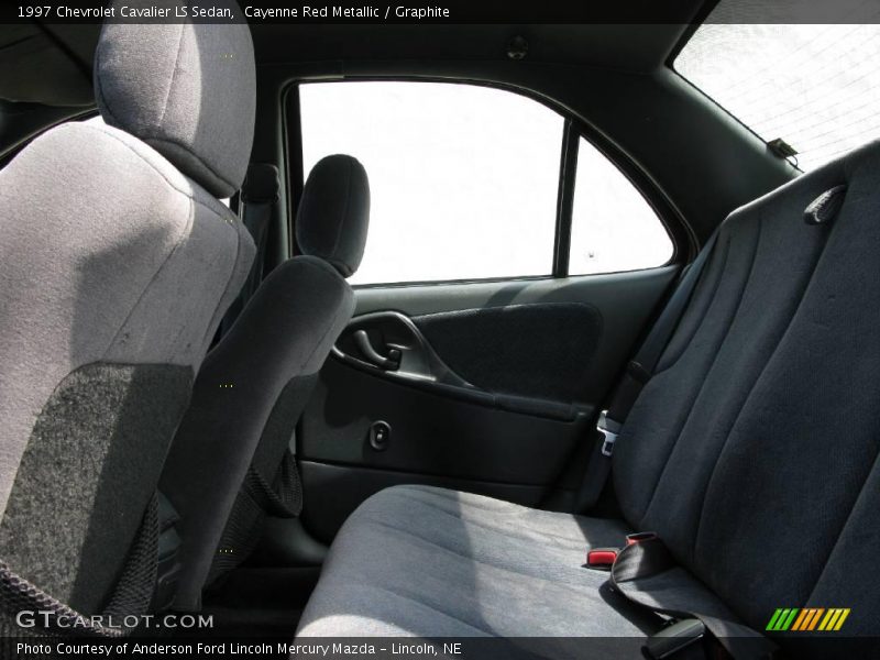 Cayenne Red Metallic / Graphite 1997 Chevrolet Cavalier LS Sedan