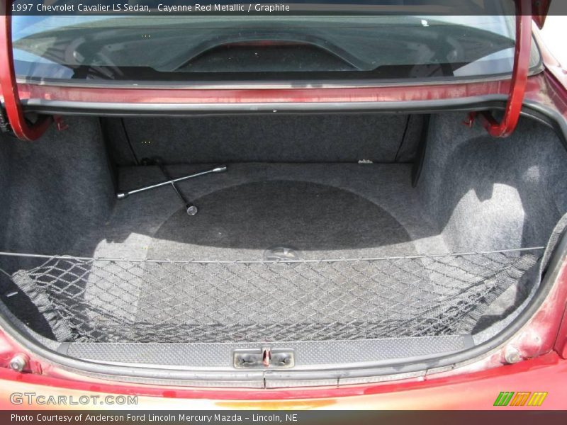 Cayenne Red Metallic / Graphite 1997 Chevrolet Cavalier LS Sedan