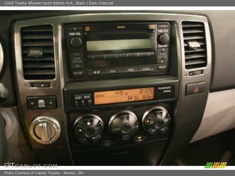 Black / Dark Charcoal 2006 Toyota 4Runner Sport Edition 4x4