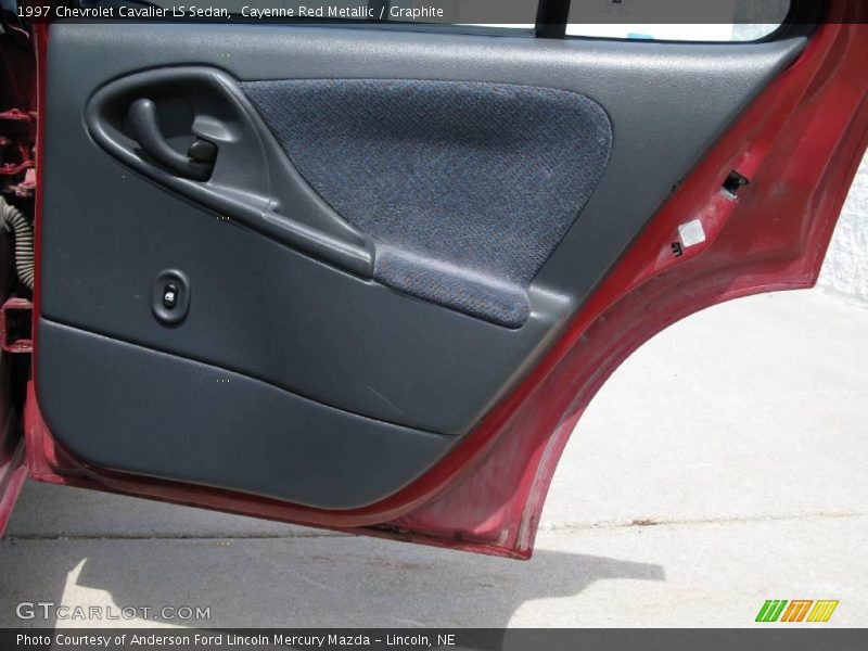 Cayenne Red Metallic / Graphite 1997 Chevrolet Cavalier LS Sedan