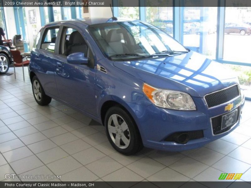 Bright Blue / Charcoal 2009 Chevrolet Aveo Aveo5 LT