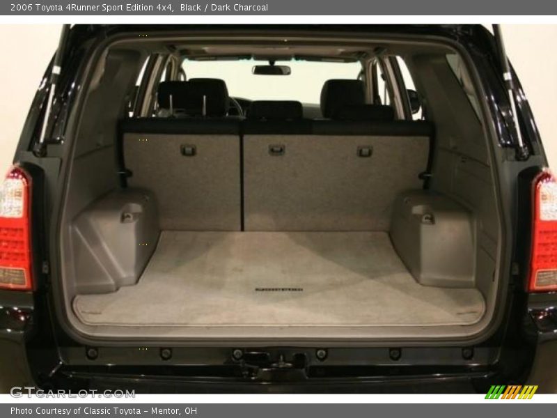Black / Dark Charcoal 2006 Toyota 4Runner Sport Edition 4x4