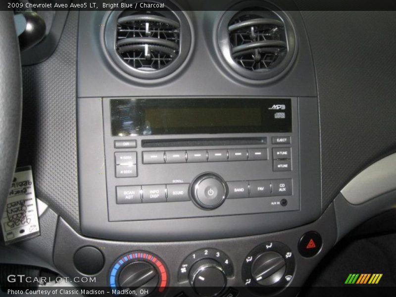 Bright Blue / Charcoal 2009 Chevrolet Aveo Aveo5 LT